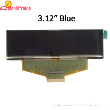 3.12" oled display module, blue color